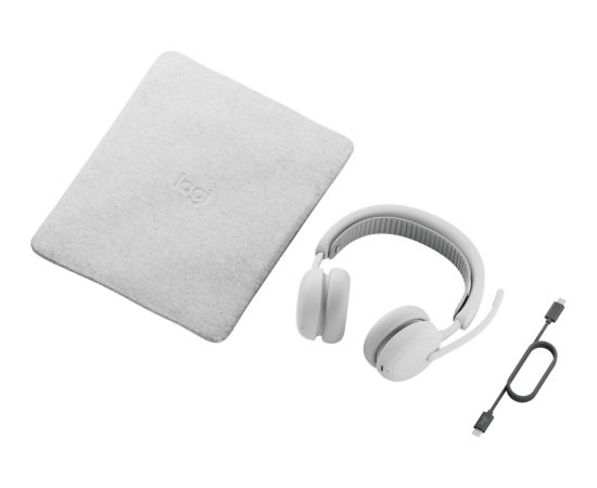 LOGITECH HEADSET - Zone Wireless 2 ES for B - OFF-WHITE - BT/CORDED - EMEA28i-935 - A00197,TEAMS Наушники