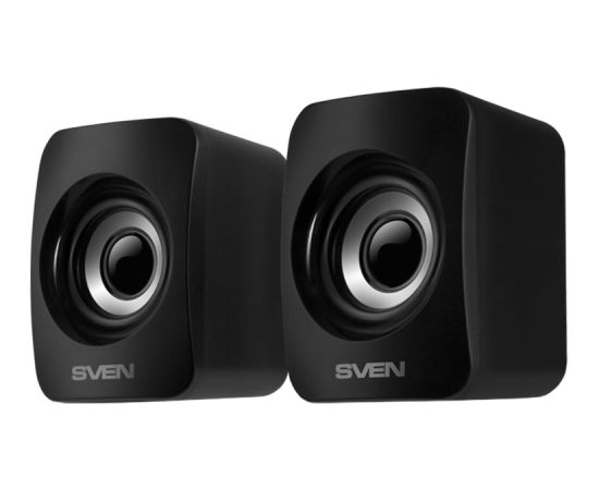 SVEN 130 USB-powered (2x3W); Volume control on the back Aудио-видео