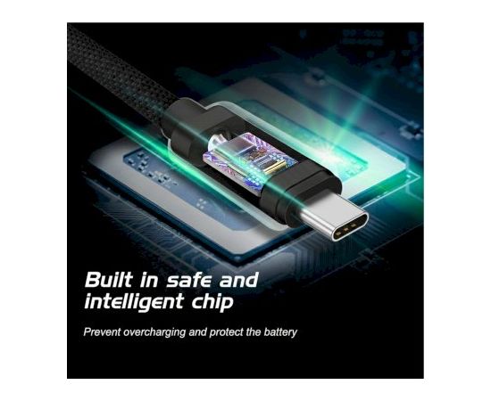 Swissten Textile Universāls Quick Charge 3.1 USB-C / USB-C Datu un Uzlādes Kabelis 0.2m sudraba Data USB kabeļi