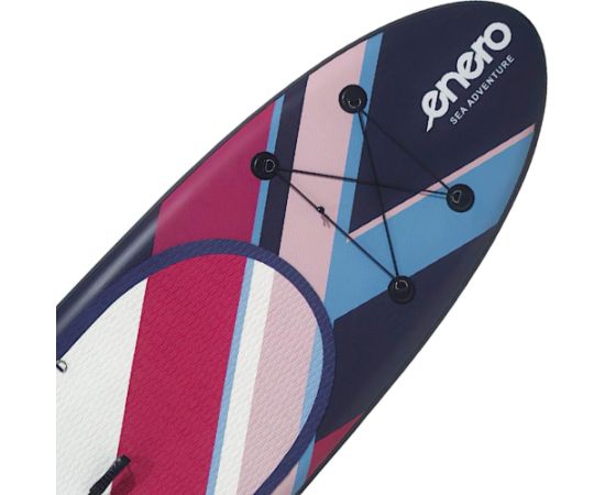 ZESTAW - DESKA SUP DMUCHANA ENERO 320x81x15CM PURPLE Доски для супа