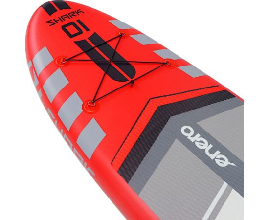 ZESTAW - DESKA SUP 150KG DMUCHANA ENERO 320x81x15CM SHARK Доски для супа
