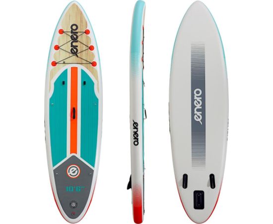 ZESTAW - DESKA SUP DMUCHANA ENERO 320x81x15CM FLOW Доски для супа