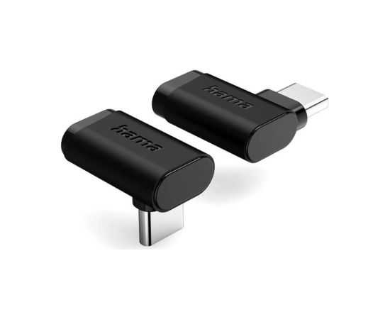 Hama 90°C USB-C Angled Adapter, black - Adapter Aдаптеры