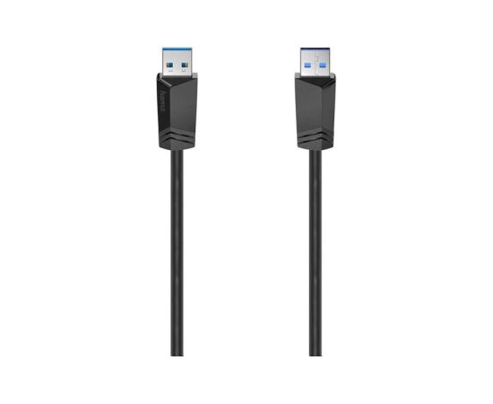 Hama USB-A cable, 5 Gbit/s, 1,5 m, black - Cable Сетевые кабели, провода