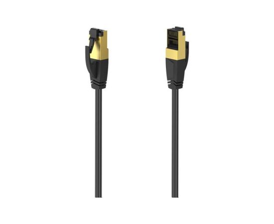 Hama Network Cable, Cat 8, S/FTP Shielded, 5 m, black - Ethernet cable Dažādi vadi