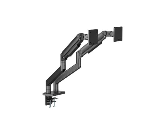 Digitus Desk Mount Height, tilt, rotation, depth, pivot Dual Monitor Mount 2x 45 " Maximum weight (capacity) 2x 20 kg Black Крепления для телевизоров