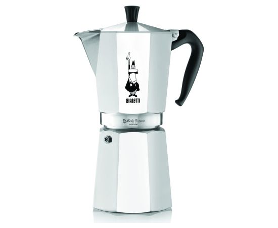 Bialetti Moka Express Moka pot 0.775 L Aluminium, Black Tējkannas (ar svilpi)