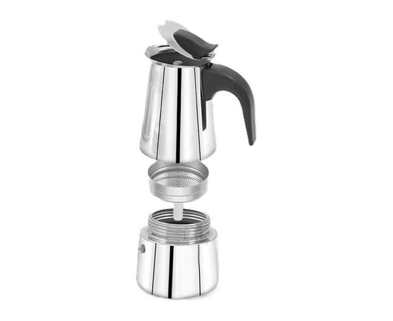 Maestro Bialetti Brikka Moka pot 0.1 L Black, Stainless steel Чайники (со свистком)