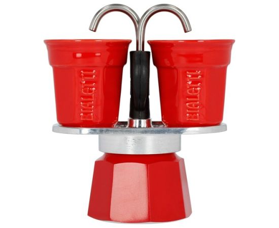 Bialetti Mini Express coffee machine red 2tz + 2 cups Чайники (со свистком)