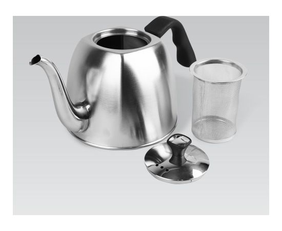 Maestro MR-1333-tea kettle 1.1 L Stainless steel Tējkannas (ar svilpi)