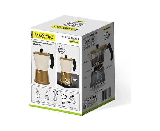 Kawiarka aluminiowa MR-1657-9-BEIGE MAESTRO Tējkannas (ar svilpi)