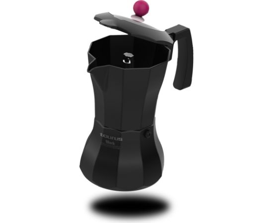 Taurus Black Moments 3 Moka pot Tējkannas (ar svilpi)