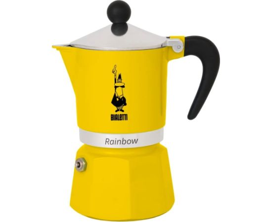 Coffee maker BIALETTI RAINBOW 6TZ 300 ml Yellow Чайники (со свистком)