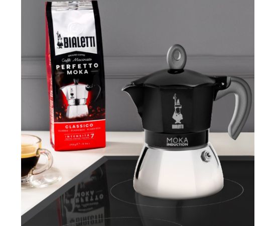 Bialetti Moka Induction Moka pot 4tz Tējkannas (ar svilpi)