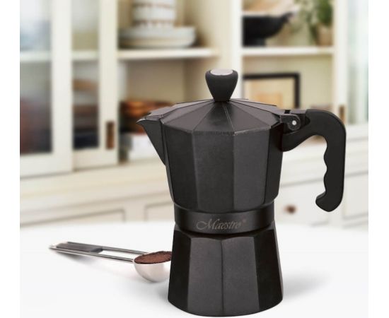 Maestro 3 cup coffee machine MR-1666-3-BLACK black Чайники (со свистком)