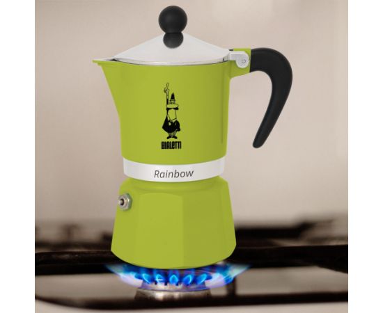 Bialetti Rainbow 0.27 L Aluminium, Thermoplastic Tējkannas (ar svilpi)
