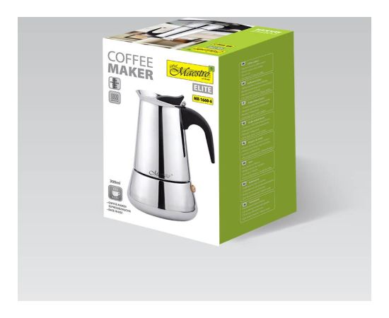 Coffee machine for 6 cups MR-1660-6 MAESTRO Чайники (со свистком)