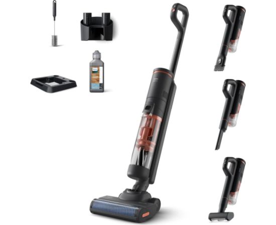 Philips 6000 series XW6264/11 stick vacuum/electric broom Battery Dry&wet Cyclonic Bagless Grey Пылесосы