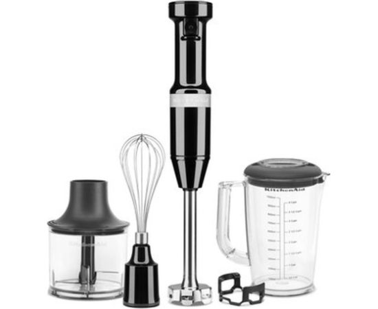 KitchenAid 5KHBV83EOB Immersion blender 180 W Black Rokas blenderi - smalcinātāji