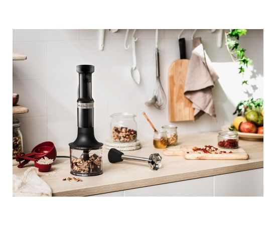 KitchenAid 5KHBV83EOB Immersion blender 180 W Black Rokas blenderi - smalcinātāji