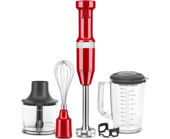KitchenAid 5KHBV83 1 L Immersion blender 180 W Red Rokas blenderi - smalcinātāji