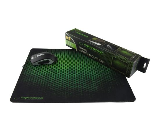Esperanza EA146G Black,Green Gaming mouse pad Palikņi pelēm