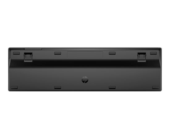 HP 725 Wireless Keyboard - Multi-Device, Dual-Mode, Programmable, Rechargeable - Nightfall Black, spill resistant - ENG Klaviatūras