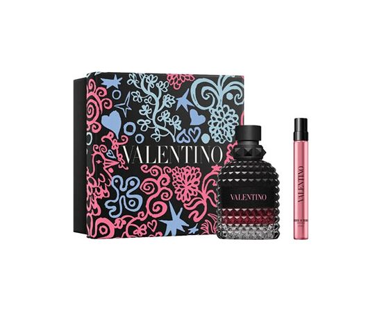 Valentino Uomo Born In Roma Intense Dárková sada EDP 50 ml a miniaturka EDP 10 ml 50ml Парфюмерные наборы