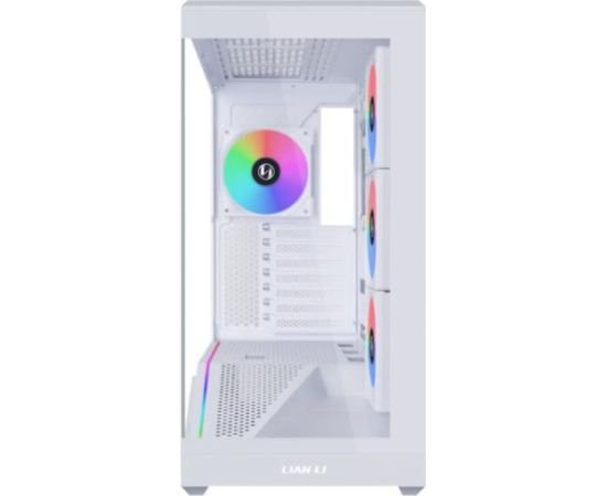 Case LIAN LI ATX micro ATX Mini-ITX EATX White Midi Tower PC G99.V100RW.01 Datoru korpusi