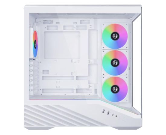Case LIAN LI ATX micro ATX Mini-ITX EATX White Midi Tower PC G99.V100RW.01 Datoru korpusi