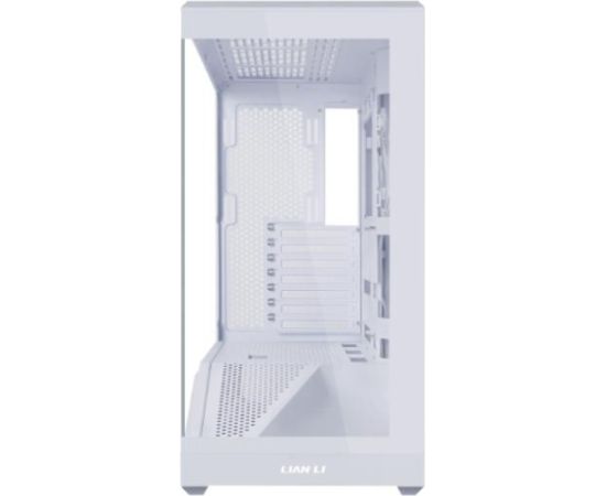 Case LIAN LI ATX micro ATX Mini-ITX EATX White Midi Tower PC G99.V100RW.01 Datoru korpusi