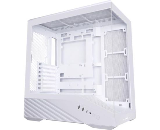 Case LIAN LI ATX micro ATX Mini-ITX EATX White Midi Tower PC G99.V100RW.01 Datoru korpusi