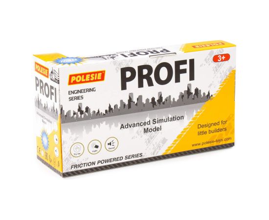 Polesie Auto PROFI inerciālā automašīna ar pacelšanas platformu (ar gaismu un skaņu) 30 cm PL89779 Mašīnas un piederumi