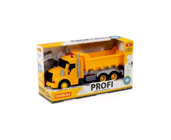 Polesie Машина PROFI автомобиль-самосвал инерционный (со светом и звуком)  30 cm PL86273 Машины и аксессуары