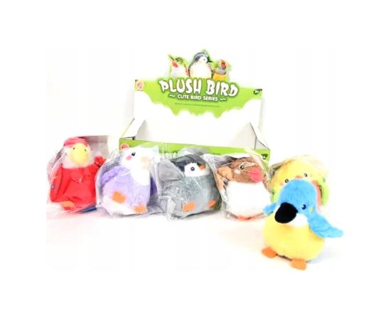 Madej Ptaszek pluszowy św/dźw 6szt/disp 014101 07083 Mīkstās rotaļlietas