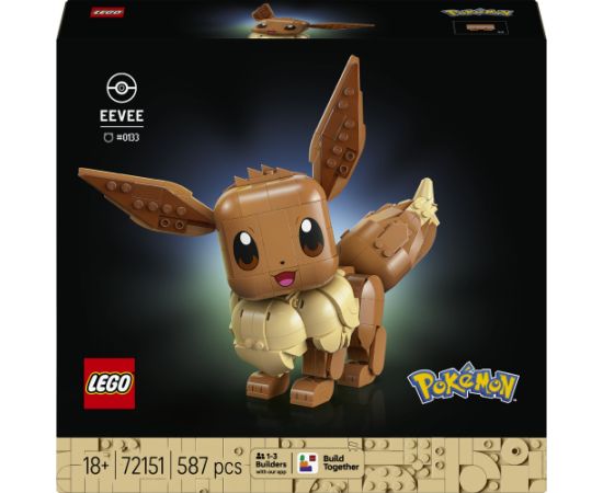 LEGO Pokemon Eevee (72151) Jaunumi, Bērnu preces