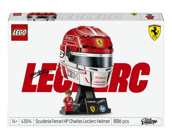 LEGO Editions Kask Charles Leclerc Scuderia Ferrari HP (43014) Jaunumi, Bērnu preces