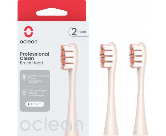 Końcówka Oclean OCLEAN KOŃCÓWKI Professional Clean 2szt. Uzgaļi elektriskajām zobu birstēm