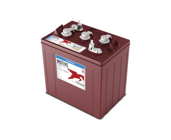 Dziļizlādes akumulators Trojan Deep Cycle 6 V, 185Ah (c5), 225Ah (c20), 250Ah (c100), 262x181x281 0/ELPT Akumulatori