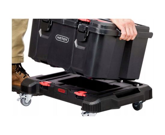 Keter Тележка Stack'N'Roll 56,5x38,8x12 см Instrumentu kastes