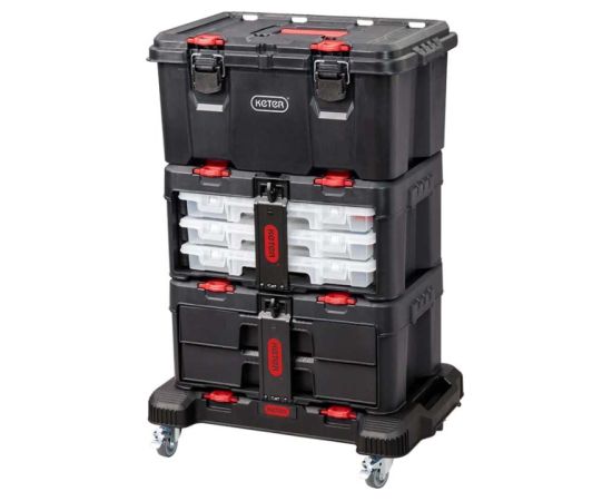 Keter Тележка Stack'N'Roll 56,5x38,8x12 см Instrumentu kastes