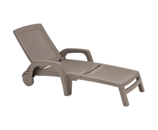 Bica Sauļošanās krēsls Miami bēšs Guļamkrēsli un sauļošanās krēsli