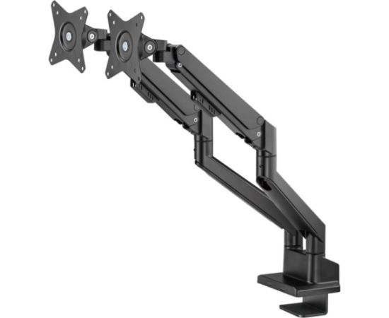 Goobay double monitor mount with gas spring (black, for 2 monitors from 17" - 32" (43 - 81cm)) Крепления для телевизоров