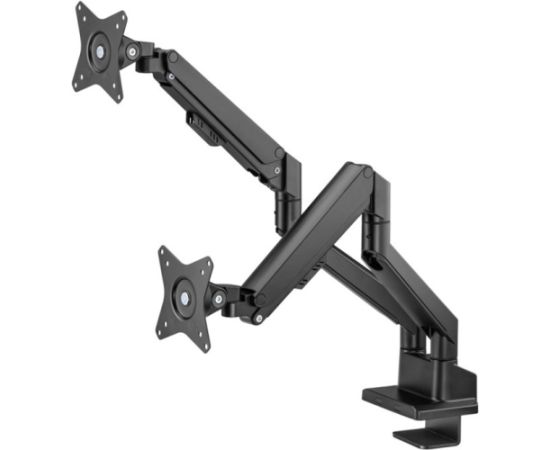 Goobay double monitor mount with gas spring (black, for 2 monitors from 17" - 32" (43 - 81cm)) Крепления для телевизоров