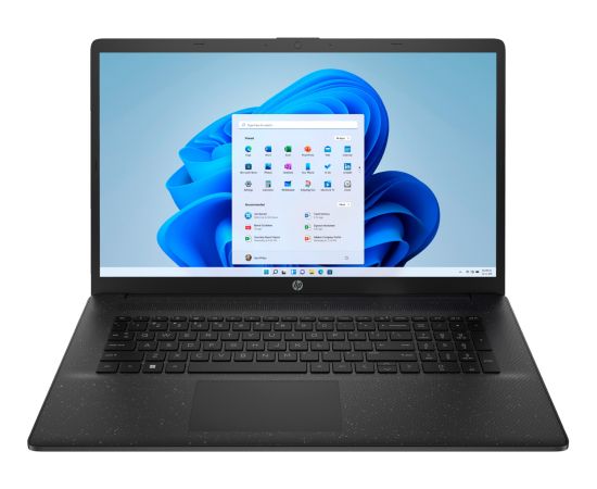 HP 17-cp3280ng (black, AMD Ryzen 7 7730U, AMD Radeon Graphics, 16 GB DDR4, 512 GB (512 GB SSD), Windows 11 Home) - DE Layout Portatīvie datori