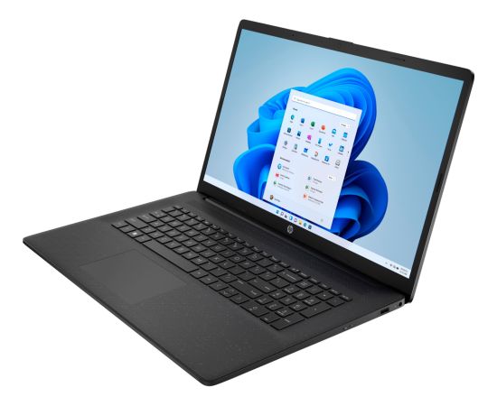 HP 17-cp3280ng (black, AMD Ryzen 7 7730U, AMD Radeon Graphics, 16 GB DDR4, 512 GB (512 GB SSD), Windows 11 Home) - DE Layout Portatīvie datori