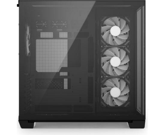 Sharkoon Steel Shark (black, tempered glass x 2) Корпуса