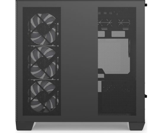 Sharkoon Steel Shark (black, tempered glass x 2) Корпуса