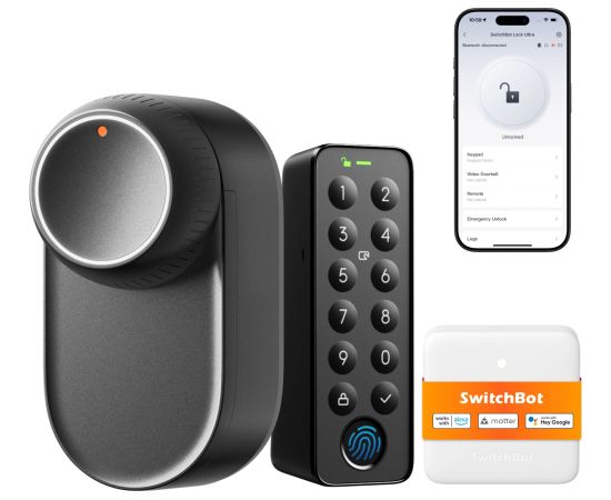 Switchbot Ultra Touch Bundle (White) Jaunumi -Dārzam