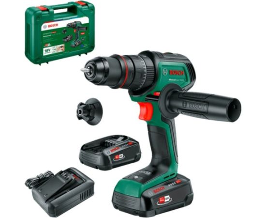Bosch Powertools cordless impact drill AdvancedImpact 18V-80 QuickSnap (green/black, 2x Li-ion battery 2.5Ah, case, POWER FOR ALL ALLIANCE) Jaunumi -Dārzam
